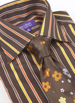 chemise-nodus-marron