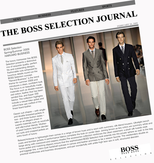 boss selection journal