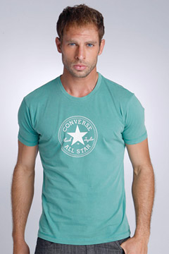 T-shirt Converse vert