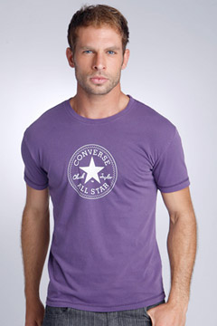 T-shirt Converse violet T-shirt Converse violet