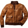Blouson cuir cognac