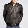 Blouson en cuir Tom Tailor