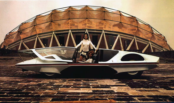 Une pub Ferrari par André Courrèges