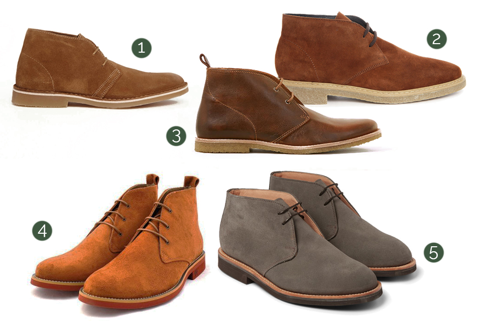 desert boots pour homme