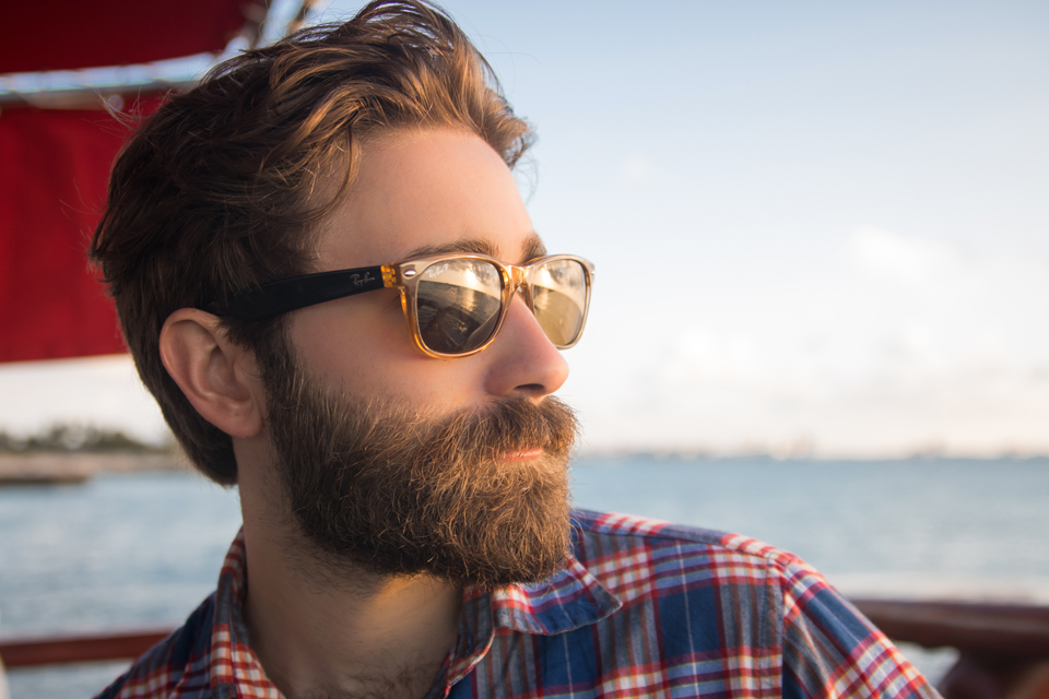 Homme lunettes de soleil