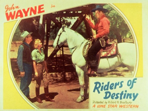 John Wayne dans un western américain 