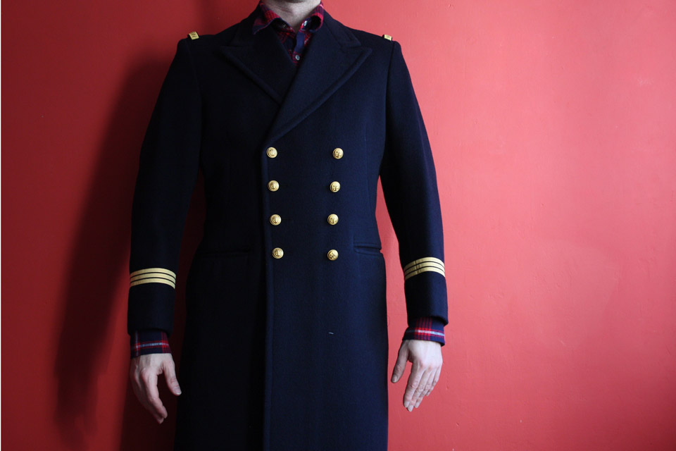 manteau officier marine homme