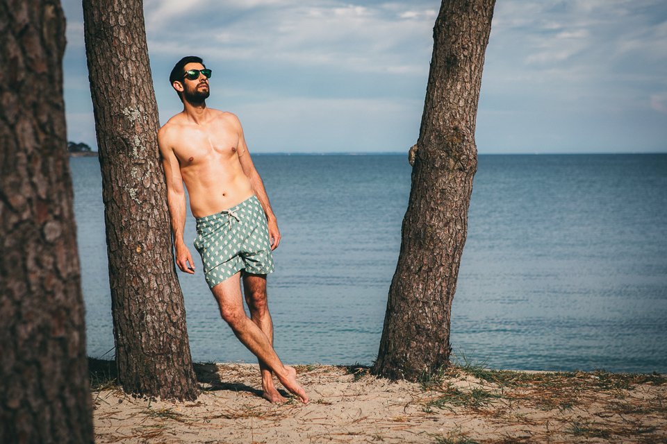 Maillot de bain homme ie vert