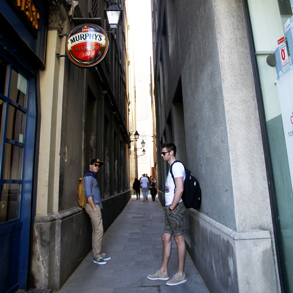 La rue la plus petite de l'histoire de Barcelona
