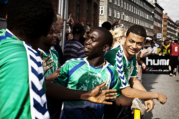 Hummel et les leone stars à Copenhague