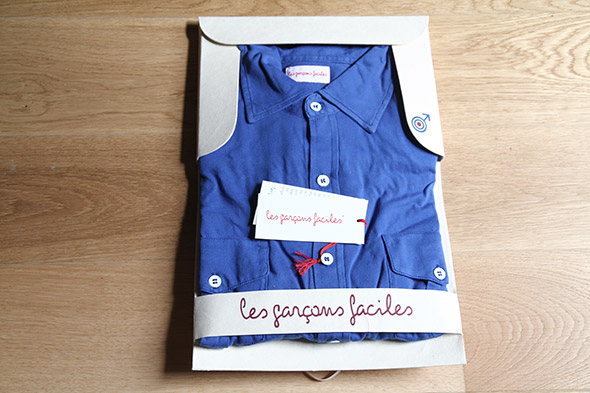 chemise les garçons faciles packaging