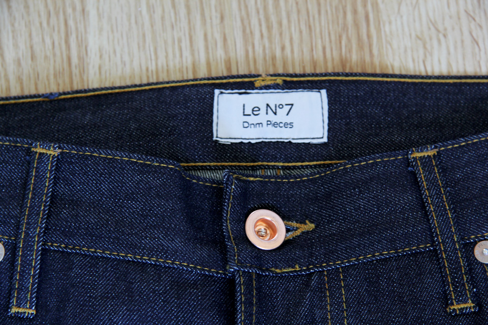 dnm pieces jeans n7 bouton