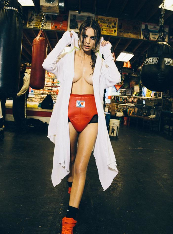 Emily Ratajkowski Boxer