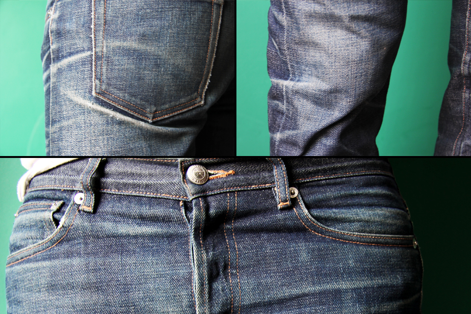 jeans apc lavé details