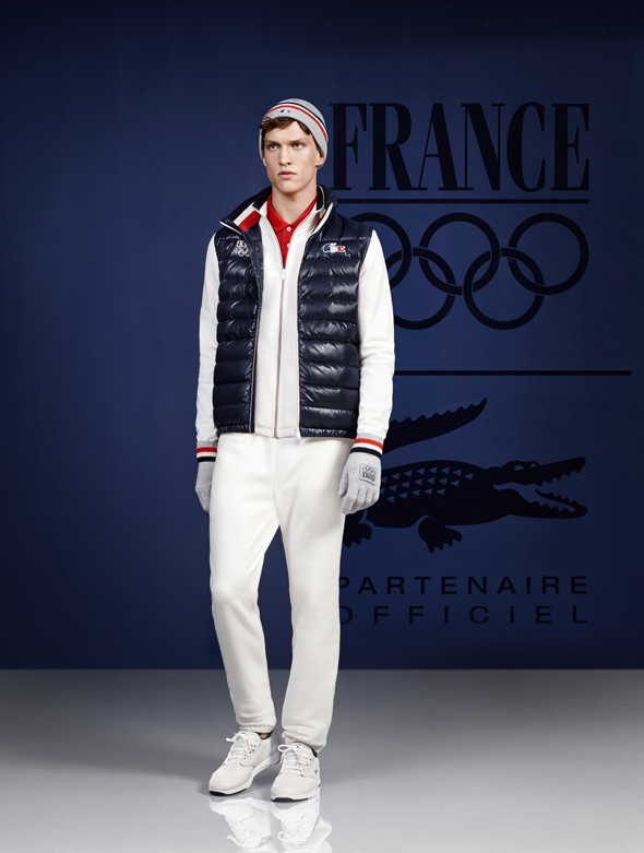 gilet lacoste jeux olympique