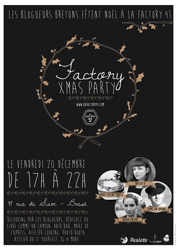 Affiche Factory 41 x-mas