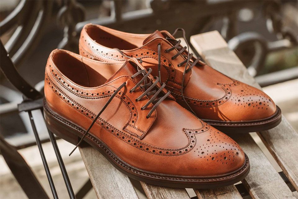 chaussures classe brogues septième largeur