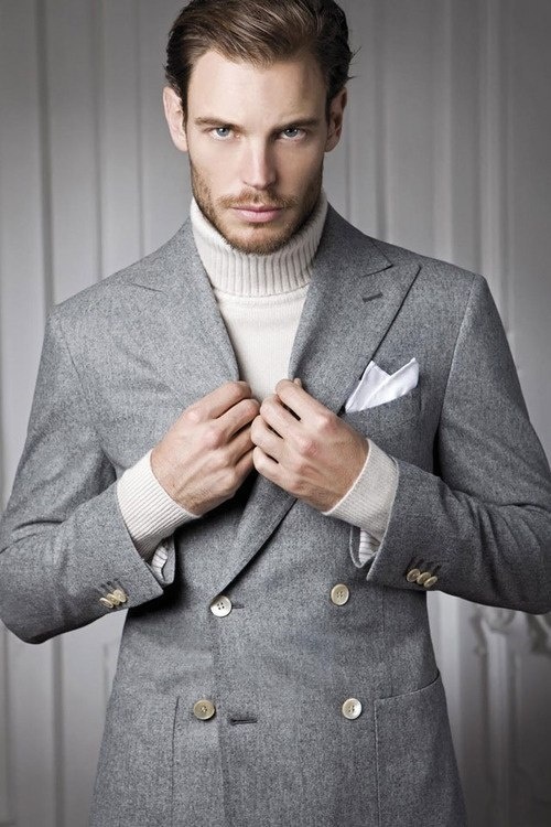blazer croisé homme