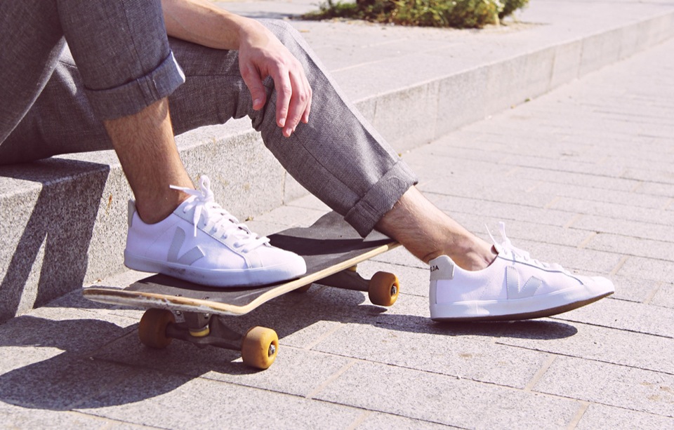 Tony skate chaussures blanche