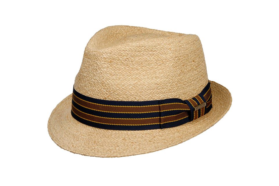 chapeau trilby paille stetson