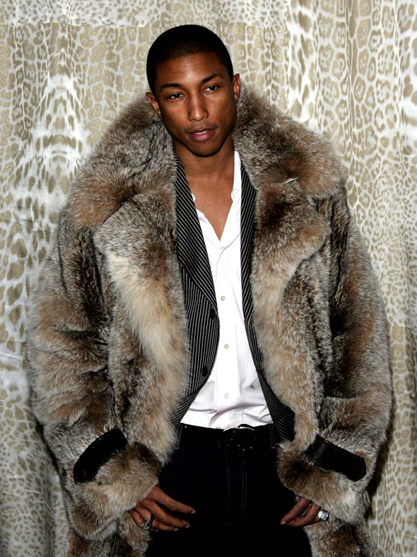 pharrell williams fourrure