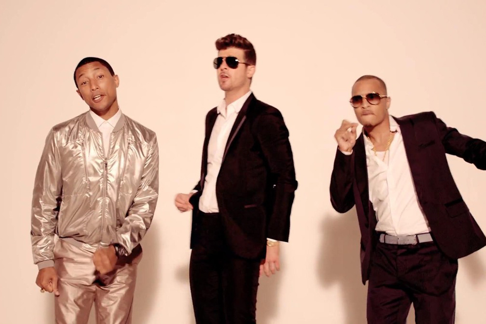 pharrell williams robin thicke blurred lines