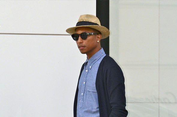 pharrell williams straw hat