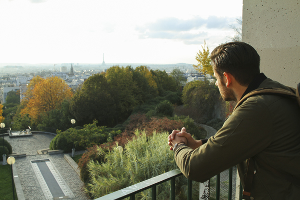 Vue du Parc de Belleville