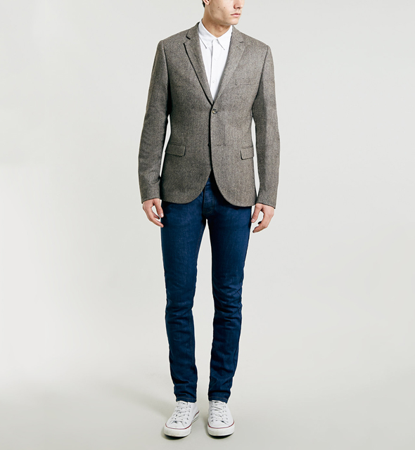 blazer jeans chemise topman