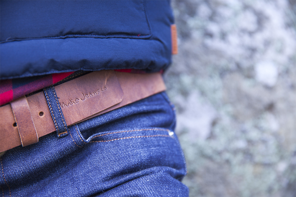 ceinture en cuir nudie jeans