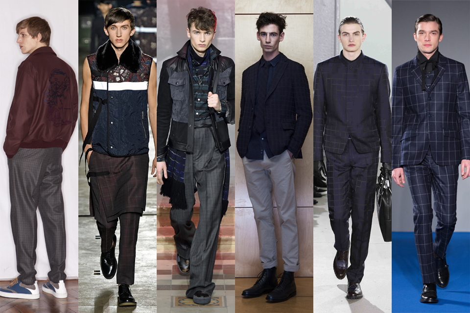 La tendance du carreau discret men paris fashion week 2015