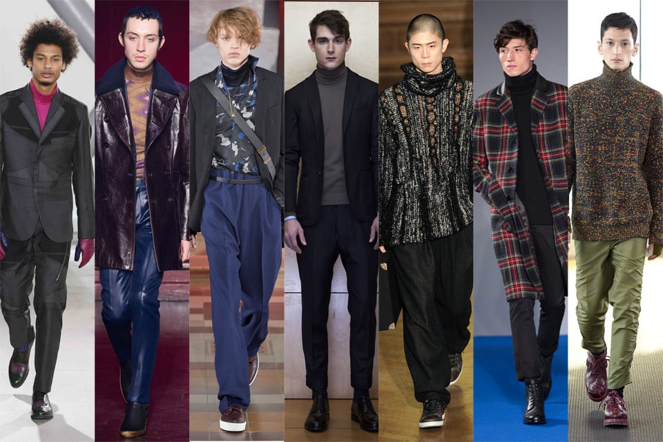 tendance du col roulé men paris fashion week 2015