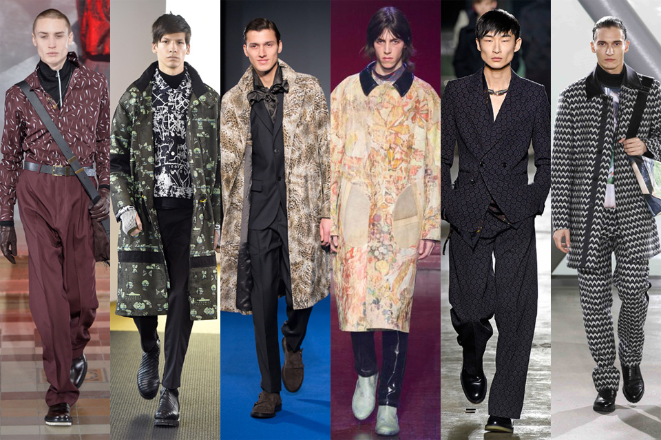 tendance du total imprimé all over men paris fashion week 2015