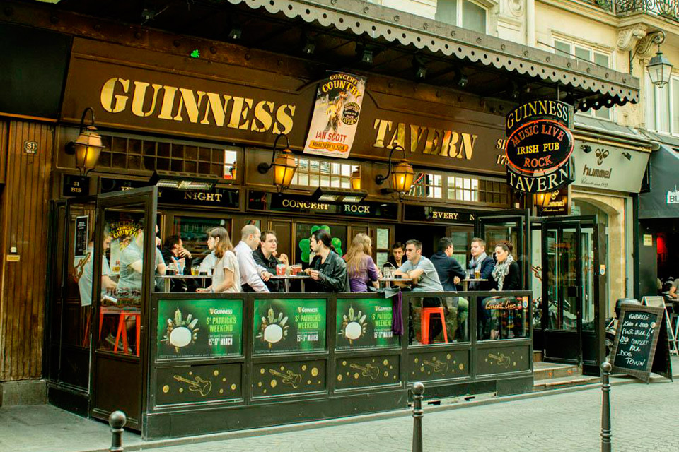 guinness tavern paris chatelet