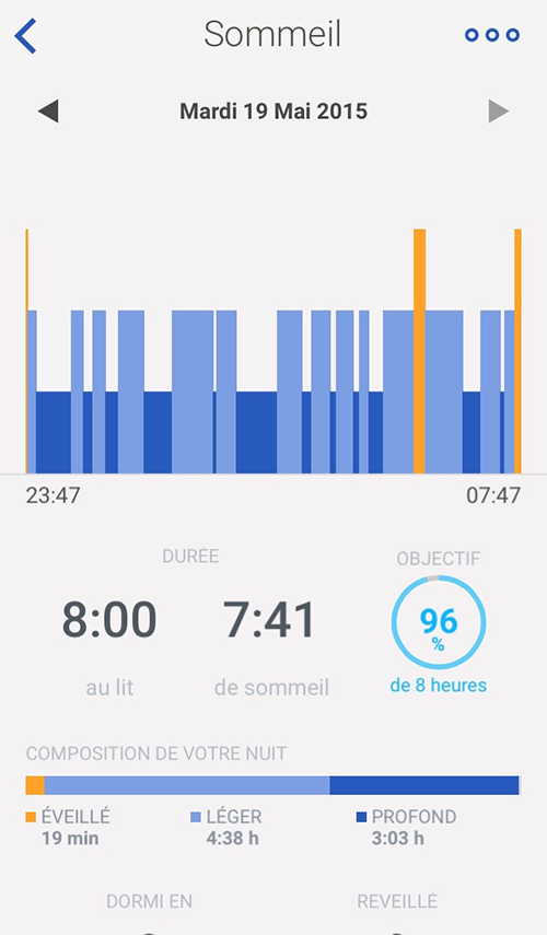 withings sommeil