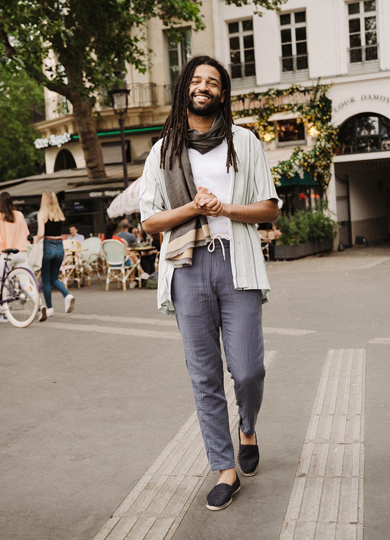 look homme été chemise ouverte