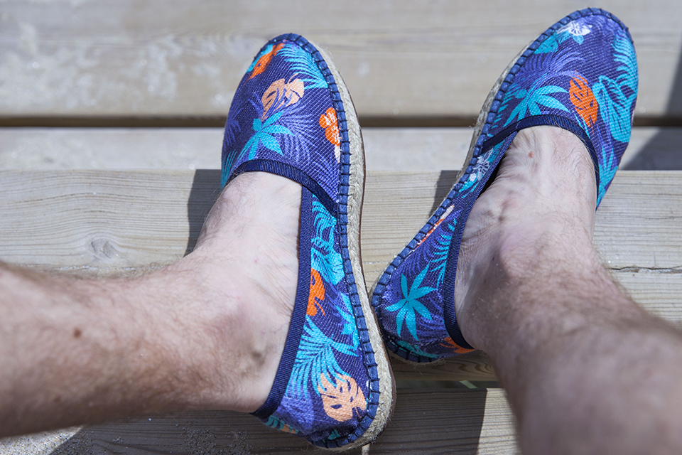 Espadrilles à fleurs