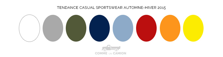 couleurs tendance casual sportswear aw15