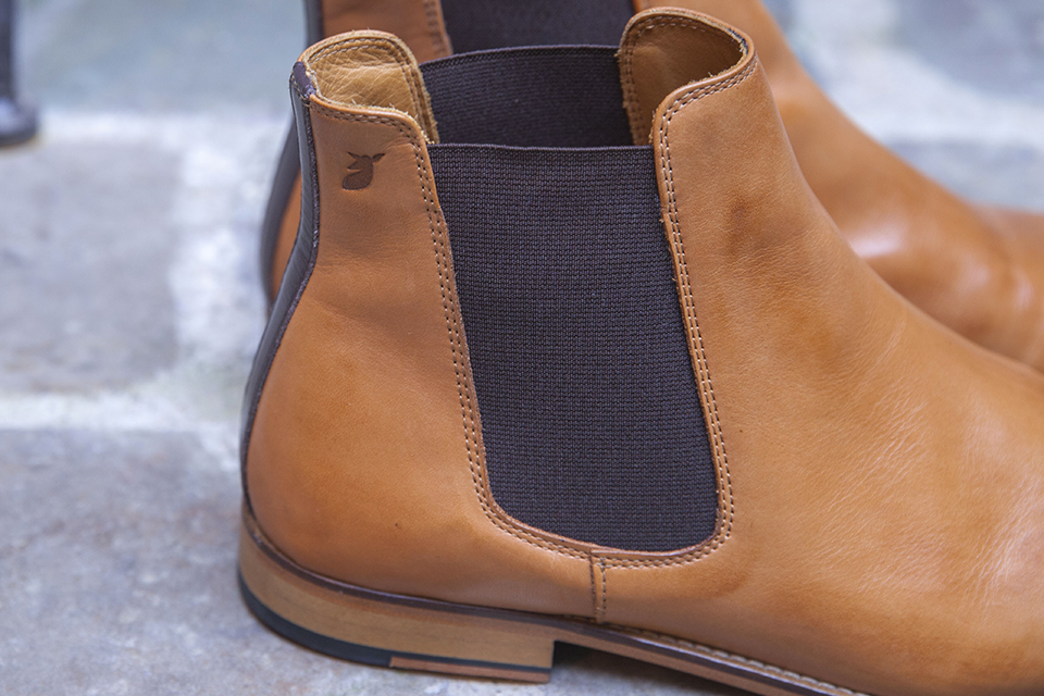 Chelsea boots Pied de biche logo