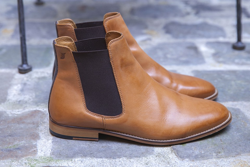chelsea boots pied de biche