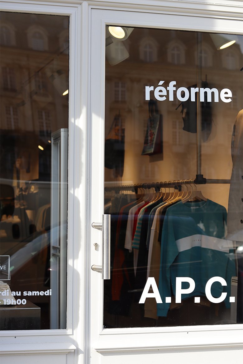 Reforme rennes vitrine