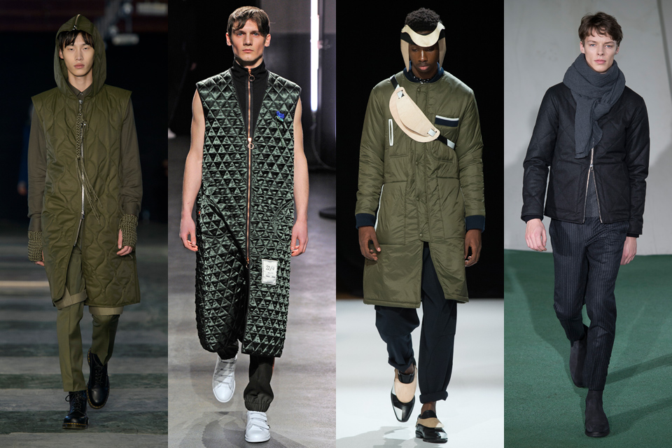 tendance matelasse fashion week paris homme