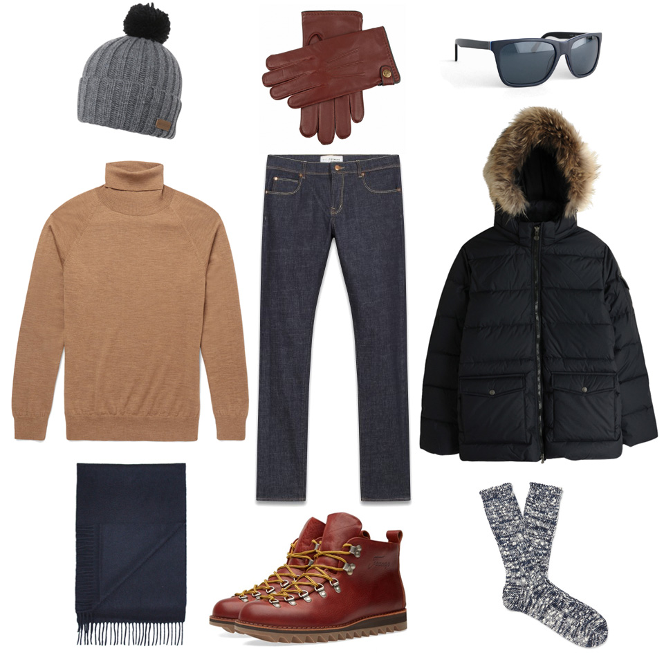 selecton homme ski station chic
