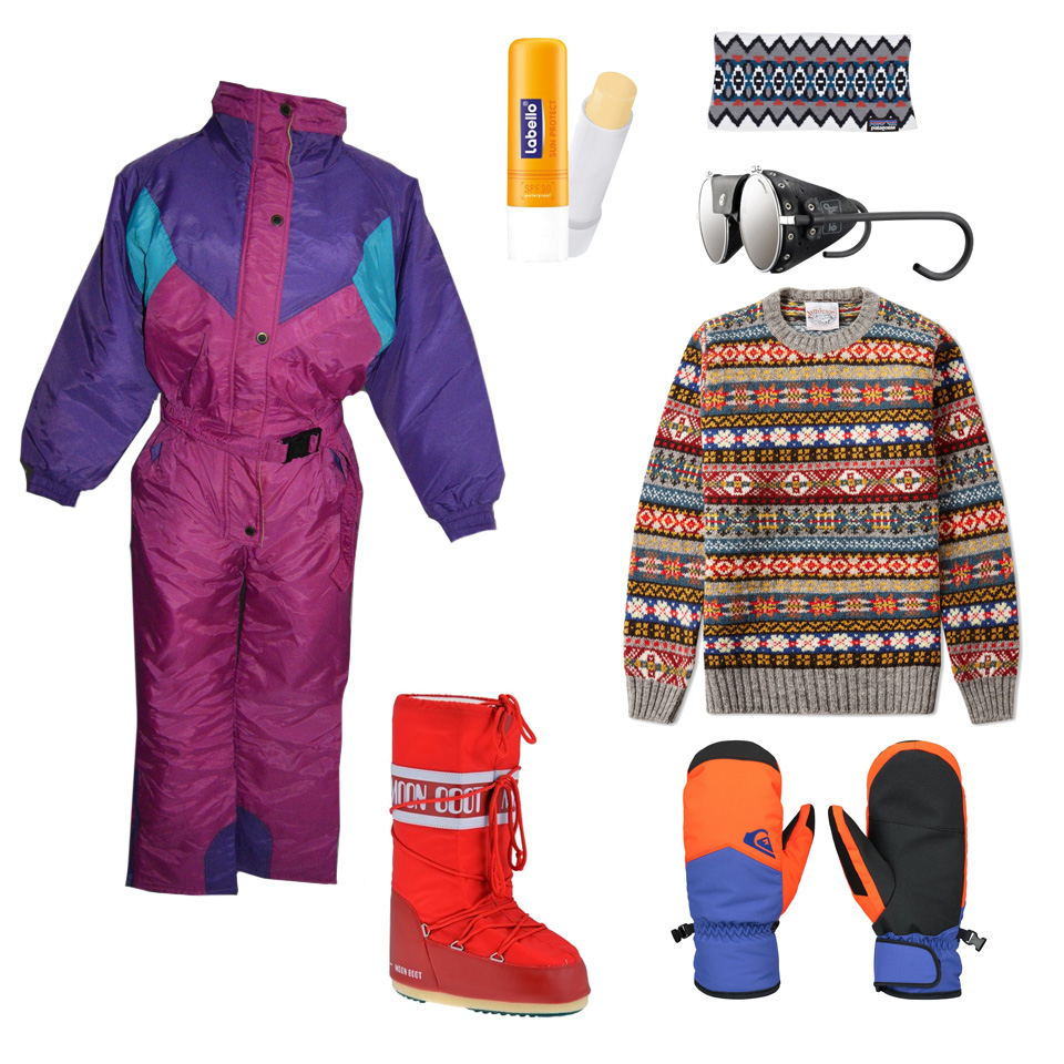 ski tenue vintage homme