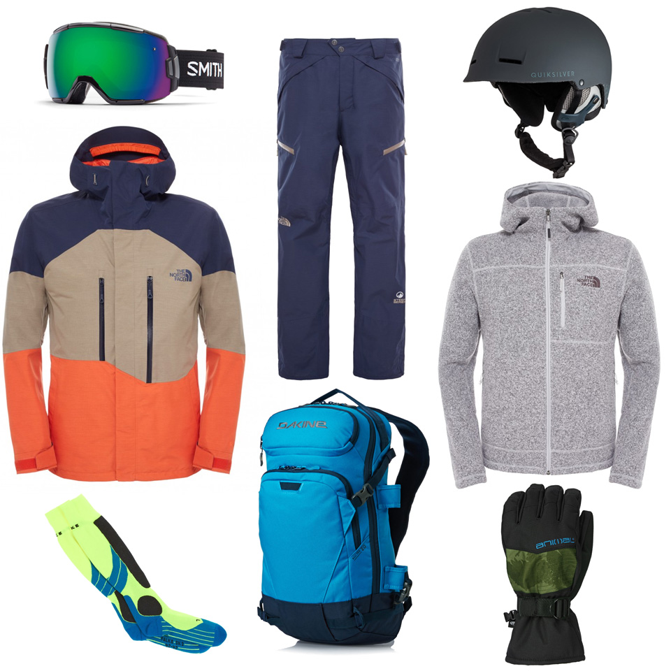 tenue snowboard freeride homme