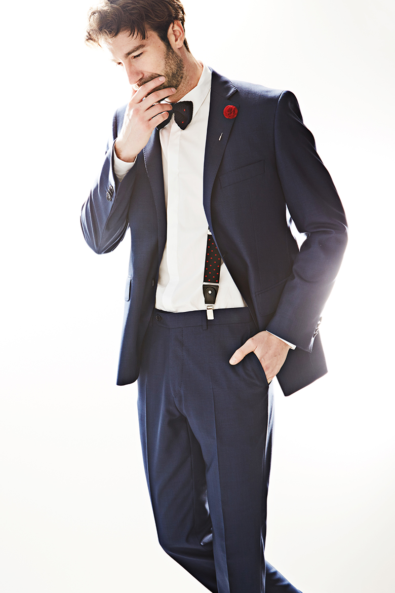 Costume bleu sales marine mariage
