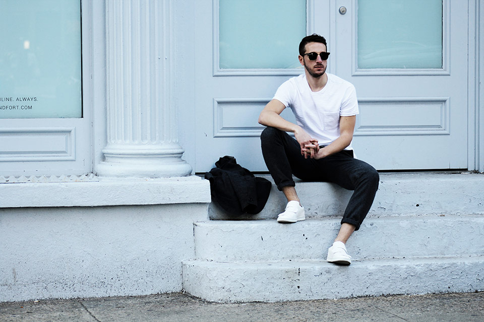 NYC SoHo White Tshirt JCrew