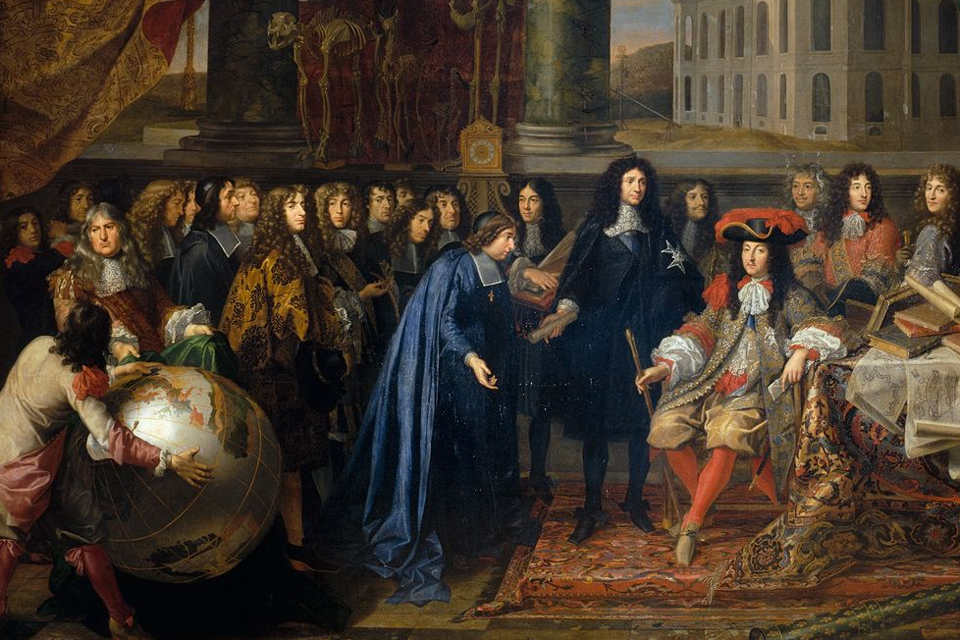 Louis XIV et sa cour portant des cravates