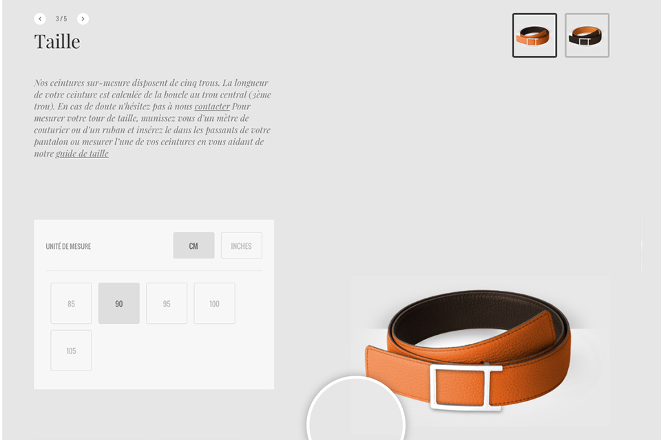 Ceinture reversible sur mesure J.Hopenstand Test Avis