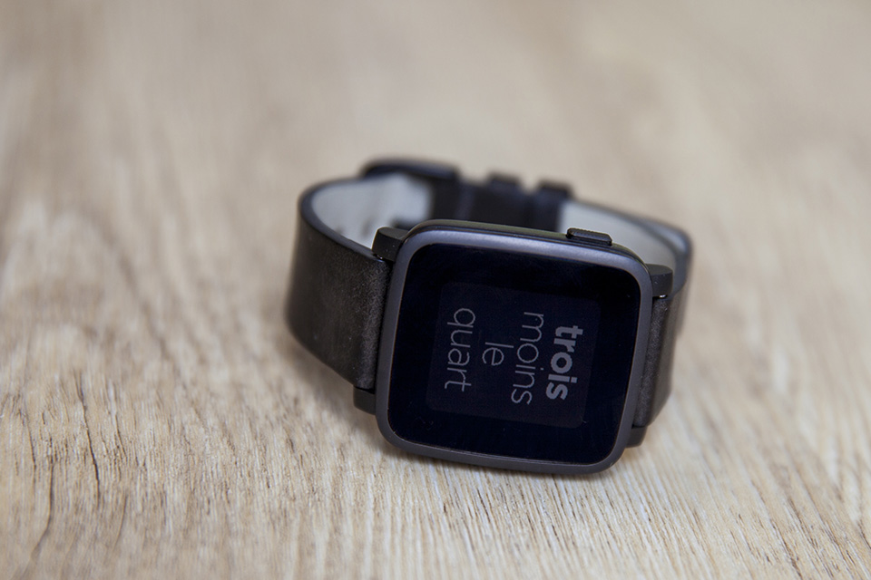 montre pebble smartwatch time connecte